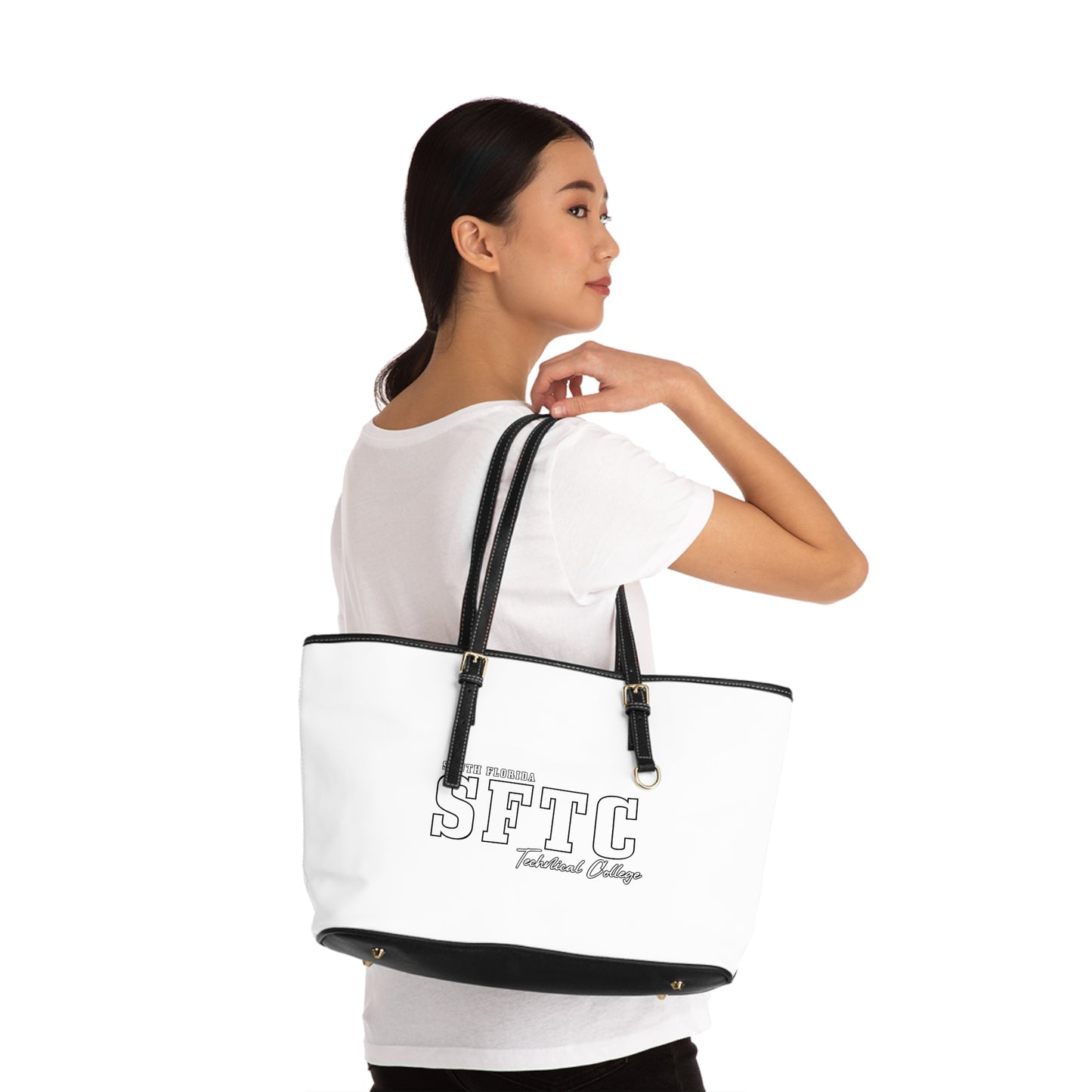 SFTC PU Leather Tote Bag