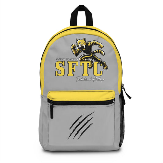 SFTC College Backpack Gray/Black/Yellow