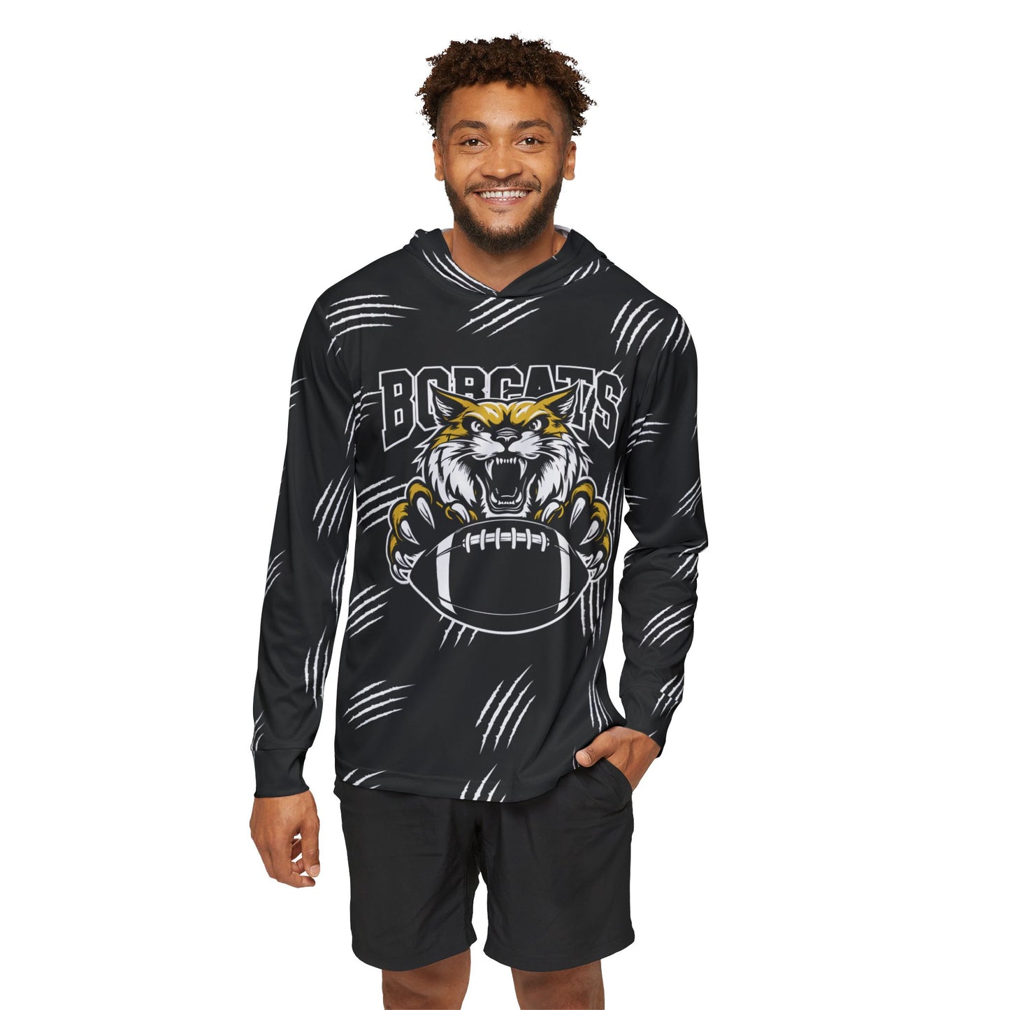 STFC Sports Hoodie - BLK Bobcats Rip Design