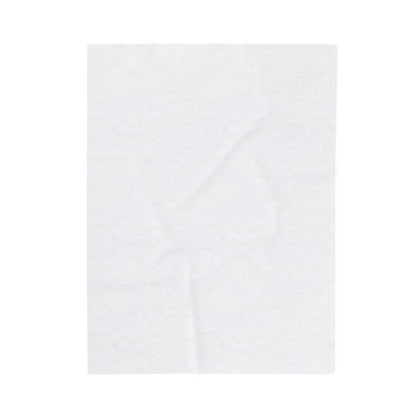Black SFTC Velveteen Plush Blanket with Bobcat Design